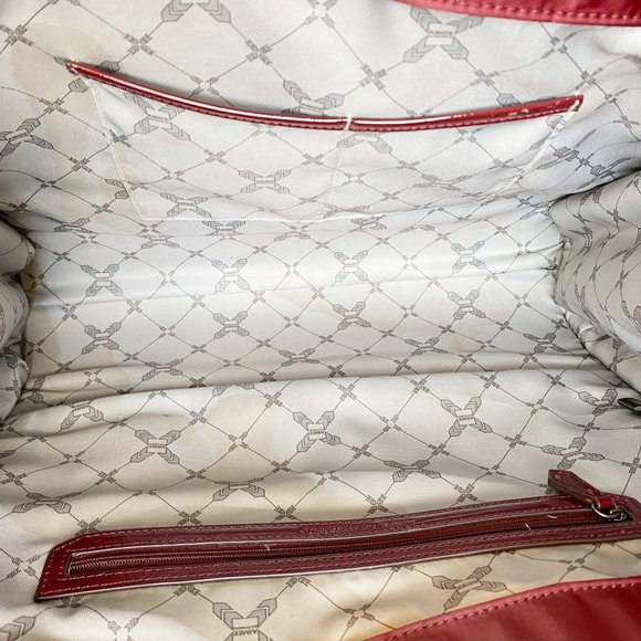 AIMEE Kestenberg Tote Bag Red Burgundy Nylon - Picture 9 of 12